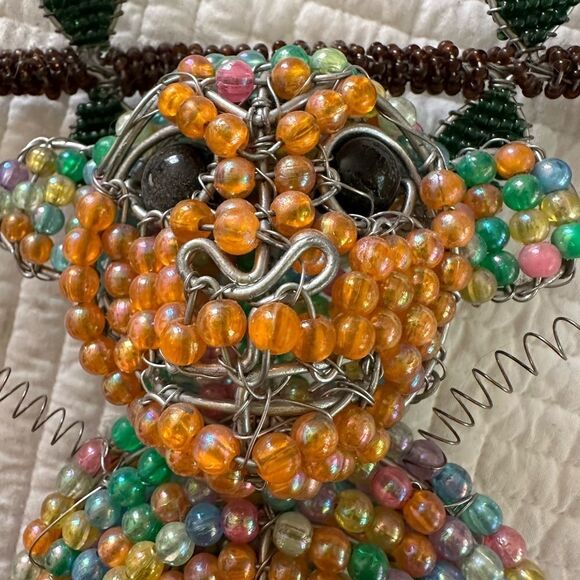 Art Funky Monkey Beaded Wire Wrapped Decor Tropical - Picture 7 of 10